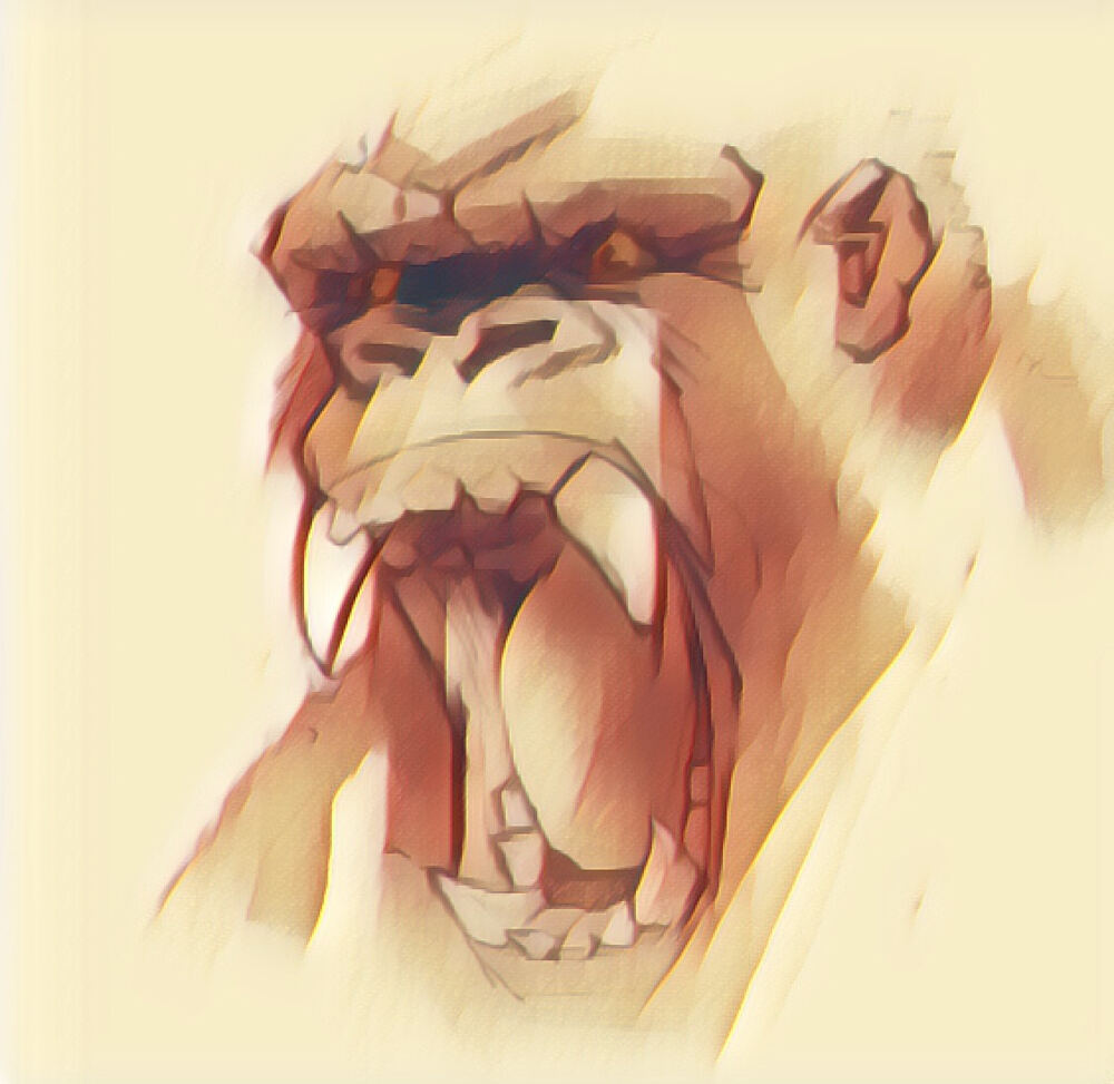 Blake's concept drawing of Kong